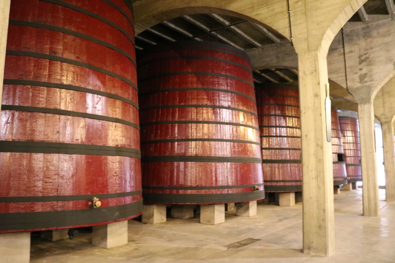 Jumilla Bodegas San Isidro Cellar Recycled Barrels