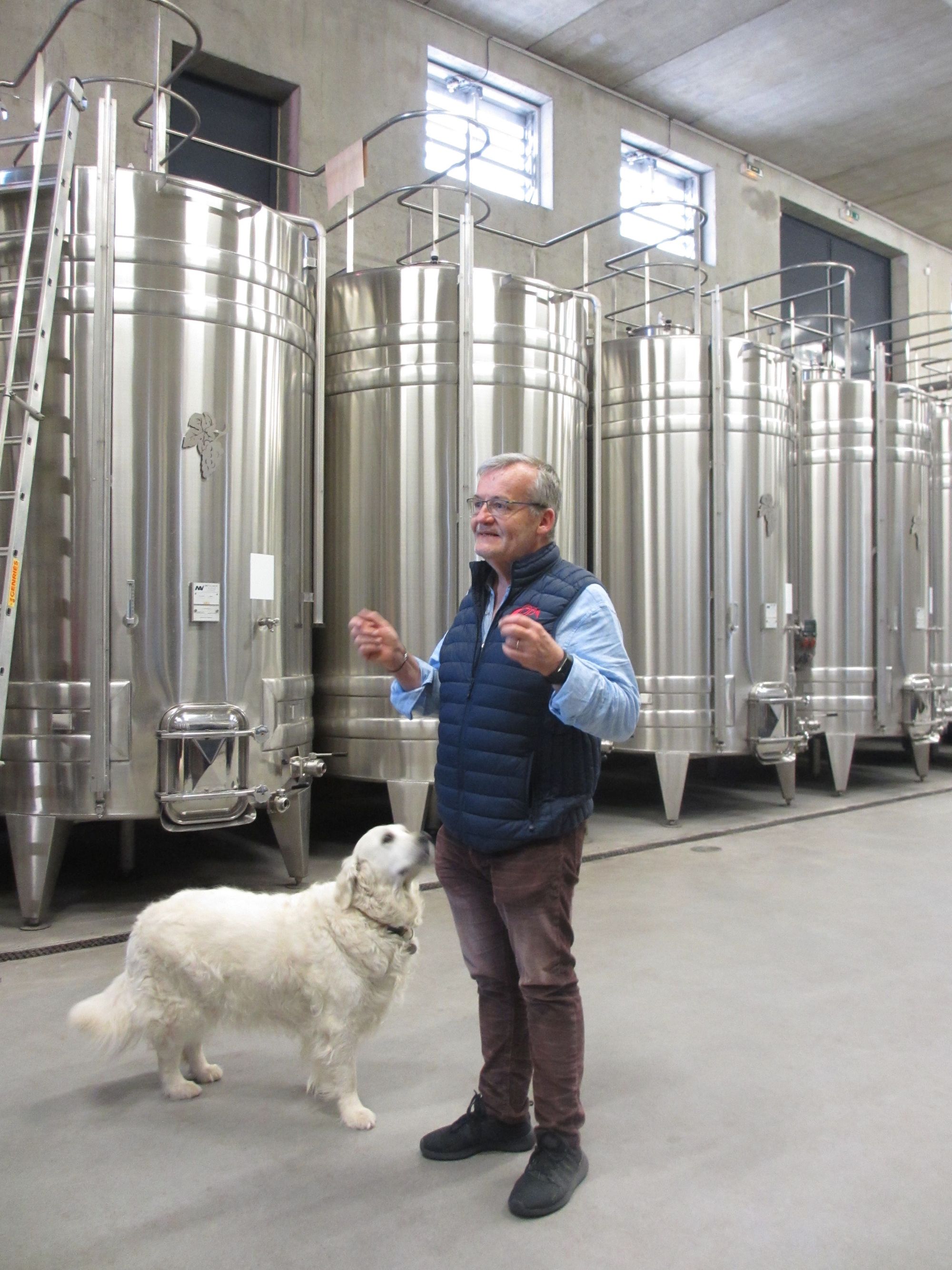 Pierre & Bertrand Couly - Bertrand and the steel vats